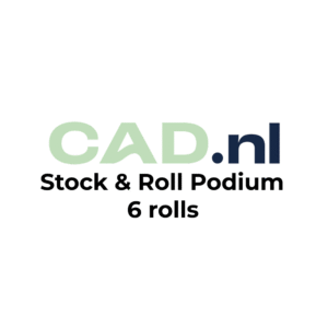 Stock & Roll Podium 6 Papierrolhouder Trolley